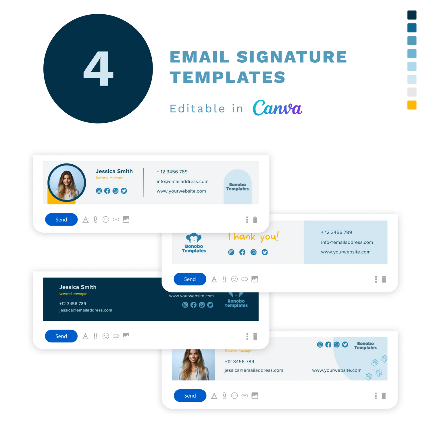 E-mail Signature Templates (Pets)