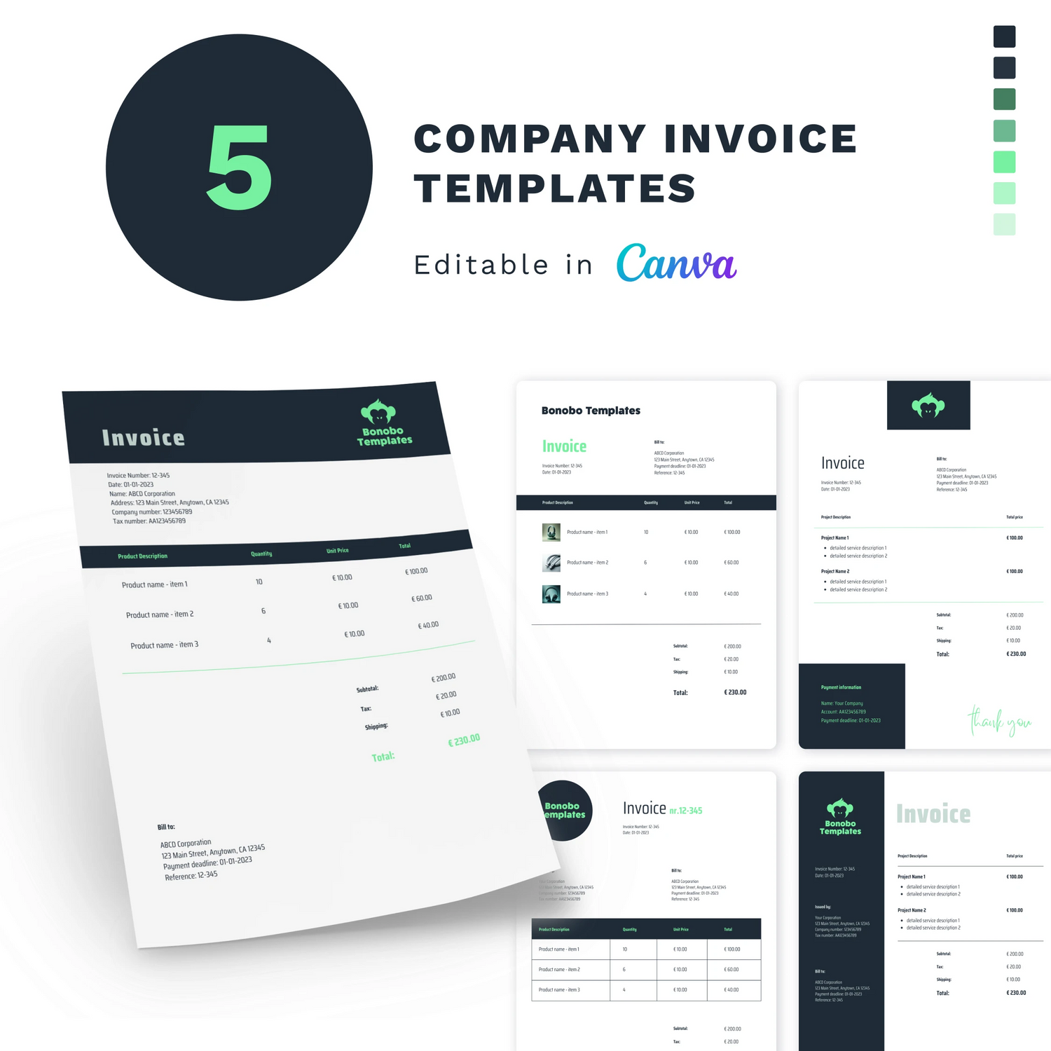 Invoice Templates (Electronics)