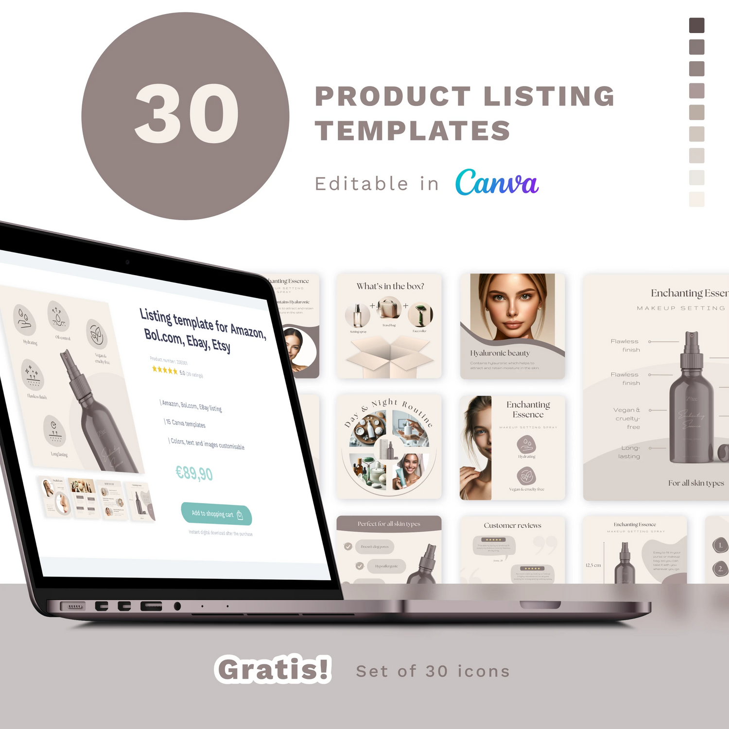Listing Design Templates (Beauty)