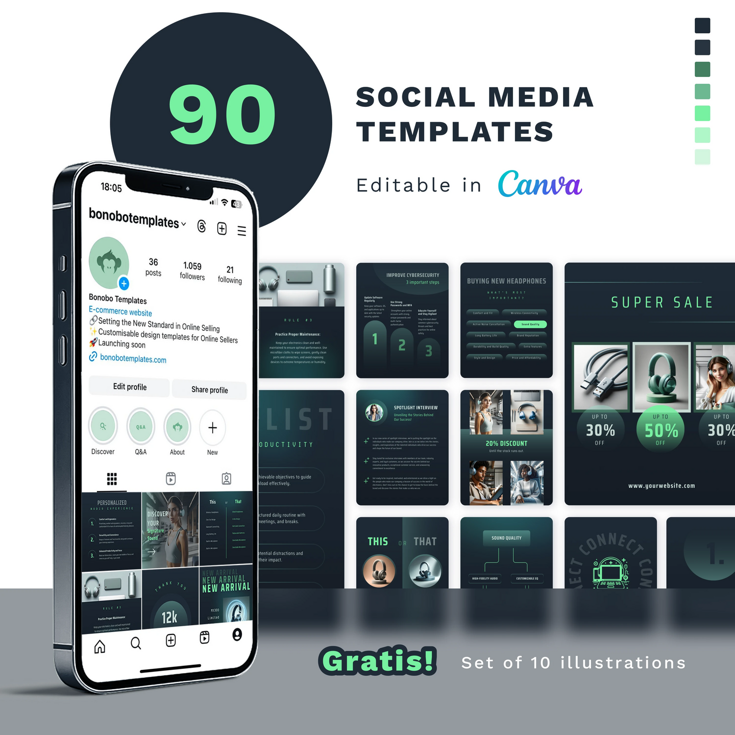 Social Media Templates (Electronics)