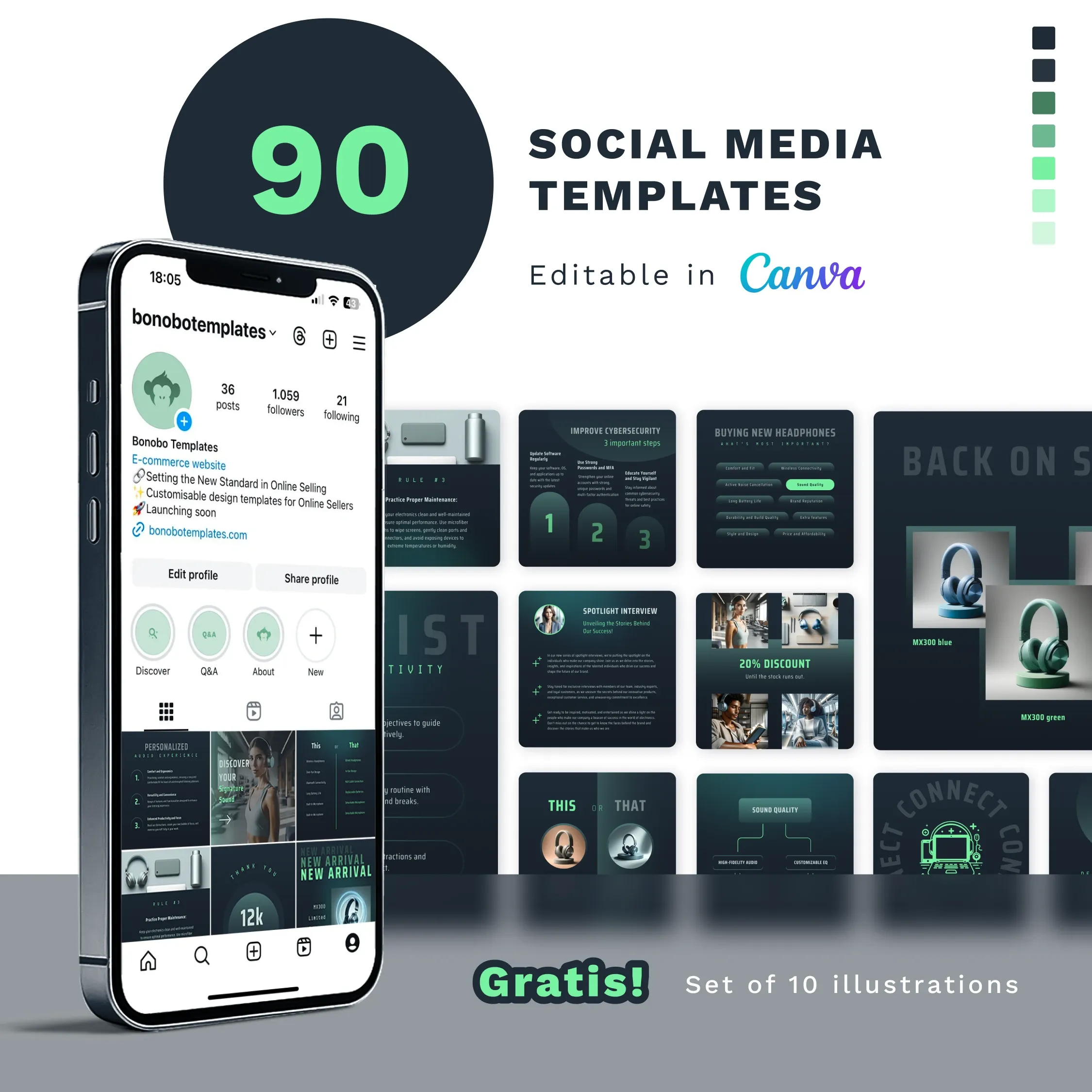 Social Media template